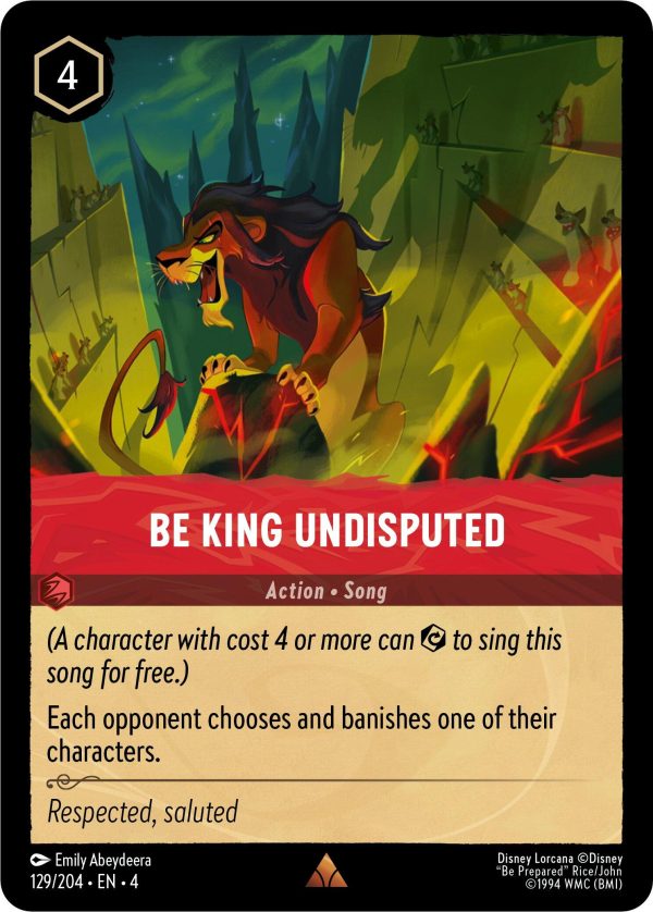 Be King Undisputed (129 204) [Ursula s Return] Online Sale