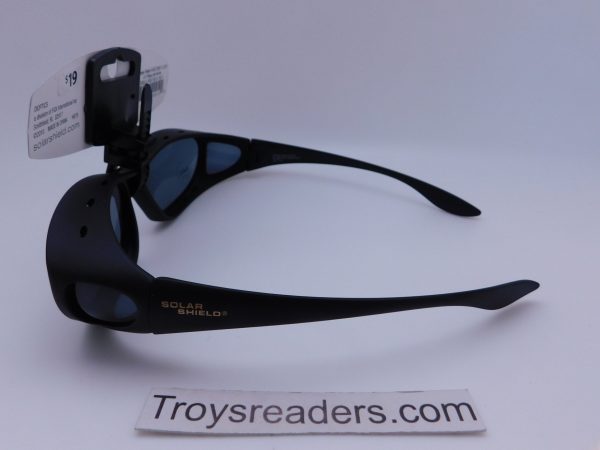 Large Solar Shield Polarized Fit Over In Black Discount