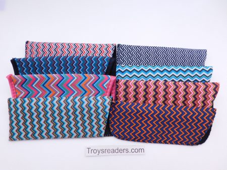 Zigzag Glasses Pouch in Eight Colors on Sale