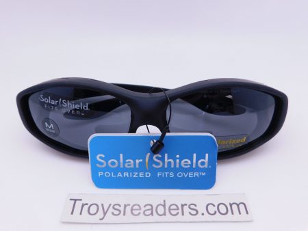 Medium Solar Shield Polarized Fit Over in Black Online Hot Sale