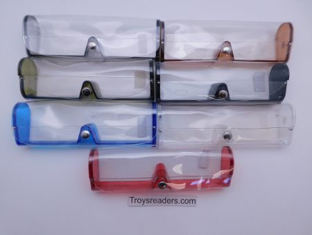 Large Clear Plastic Case in Seven Colors Cheap