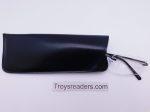 Padded Faux Leather Glasses Sleeve Pouch in Two Colors Fashion