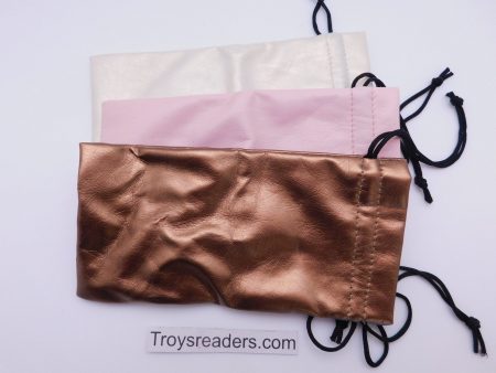 Faux Leather Pouch with String in Three Colors Online