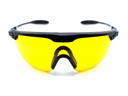 Spaceman Half Frame Sport Night Driving Yellow Lens Safety Glasses Online Sale