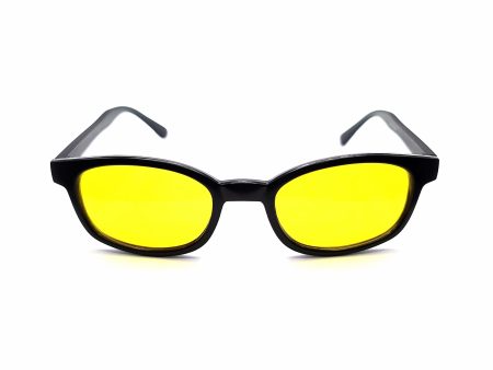 Go Together All Black Night Driving Yellow Lens With Wide Fit Sunglasses Online Hot Sale