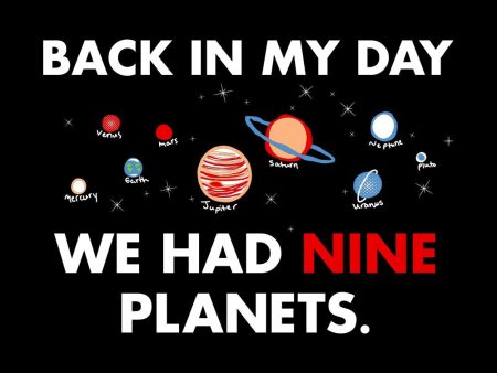 Back In My Day We Had Nine Planets. Ephemera Refrigerator Magnet For Discount