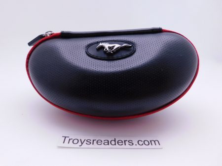 Red & Black Mustang Sunglasses Case For Discount