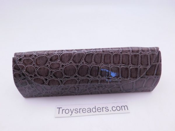 Cinzia Snakeskin Folding Reading Glasses Case in Two Colors For Cheap