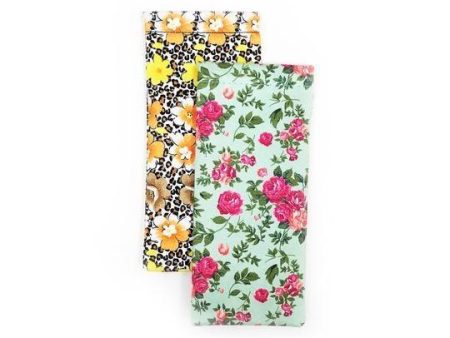 Small Squeeze Top Flower Glasses Case In Two Colors Online now