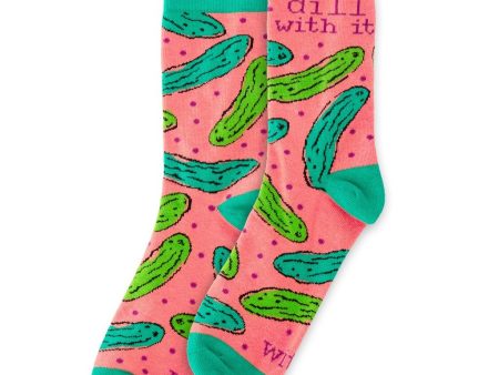 Wit! Crew Socks Dill With It on Sale