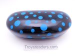 Large Polkadot Sunglasses Hard Clam Case in Four Colors For Cheap