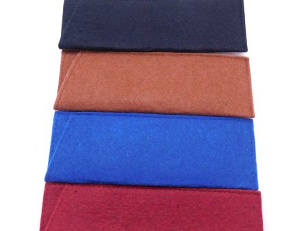 Felt Glasses Sleeve Pouch in Four Colors For Discount