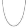 3.5mm Sterling Silver Solid Curb Chain Necklace Online Sale