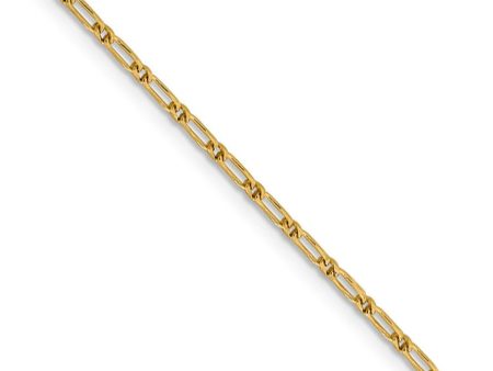 1.6mm 14k Yellow Gold Diamond Cut Fancy Franco Chain Necklace on Sale