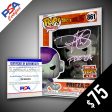 Funko Pop! - Dragon Ball Z: Frieza Final Form #861 (METALLIC) SIGNED by Daman Mills (PSA Certified) Online