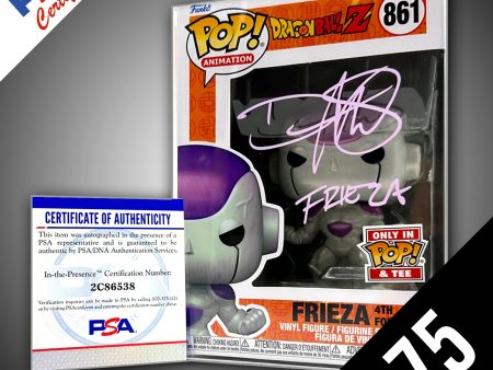 Funko Pop! - Dragon Ball Z: Frieza Final Form #861 (METALLIC) SIGNED by Daman Mills (PSA Certified) Online