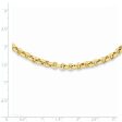 14k Yellow Gold 5mm Polished Hollow Rolo Chain Necklace, 18 Inch Online now