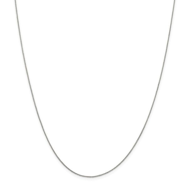 0.95mm, Sterling Silver Round Franco Chain Necklace For Cheap