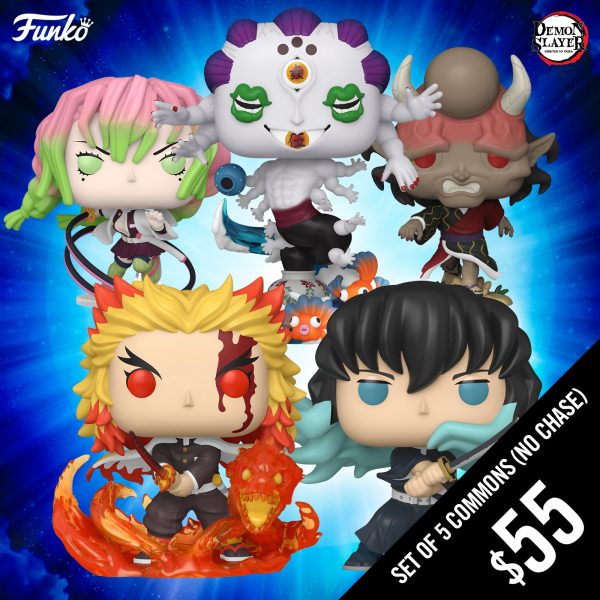 Pre-Order: Funko Pop! Demon Slayer S7  (Set of 5 Commons - No chase) on Sale