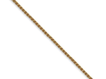 1.2mm 14k Yellow Gold, D C Spiga Chain Necklace Fashion