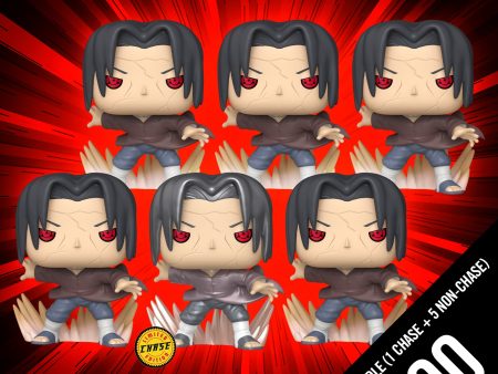 Funko Pop! Chalice Exclusive: Naruto S14: Itachi Uchiha #1849 (6-Pop Guaranteed Chase Bundle) Cheap