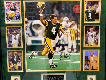 Signed Brett Favre Frame Online now