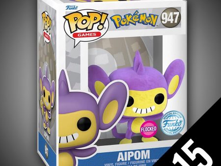 Funko Pop! Games: Pokemon: Aipom #947 Flocked (SE) Hot on Sale