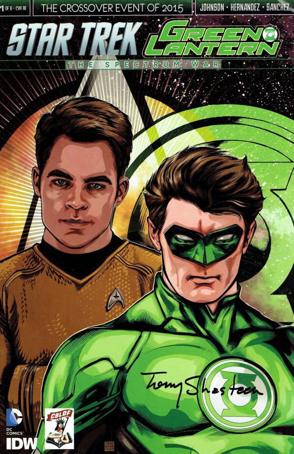 Star Trek   Green Lantern #1 CBLDF Exclusive Variant, Signed by Tony Shasteen! For Discount