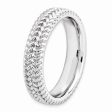 4.5mm Stackable Sterling Silver Wheat Band Online Sale