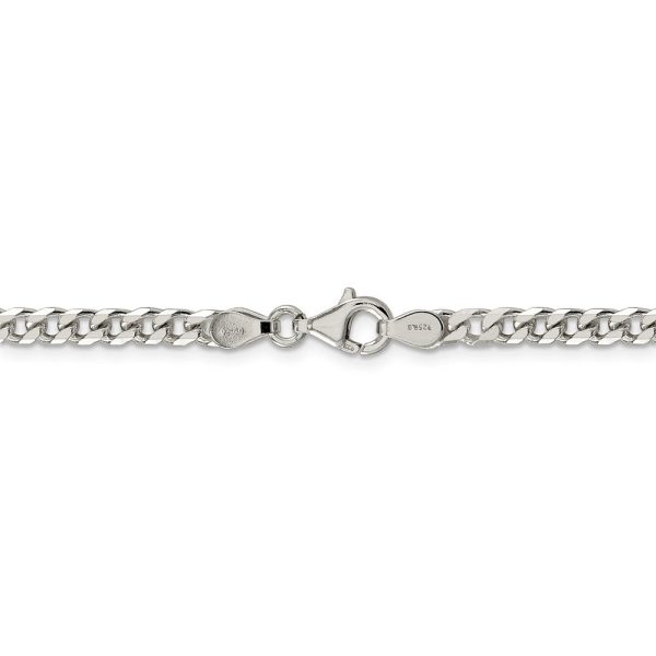 3.5mm Sterling Silver Solid Curb Chain Necklace Online Sale