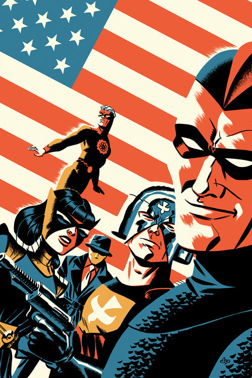 Multiversity: Pax Americana #1 CBLDF Variant, Signed by Michael Cho! on Sale