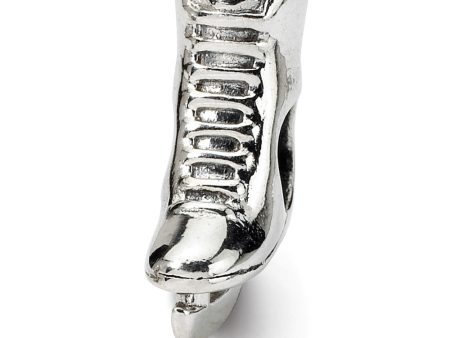 Sterling Silver Ice Skate Bead Charm Hot on Sale