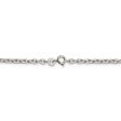 2.75mm Sterling Silver Flat Cable Chain Necklace Supply