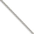 2.75mm Sterling Silver Flat Cable Chain Necklace Supply