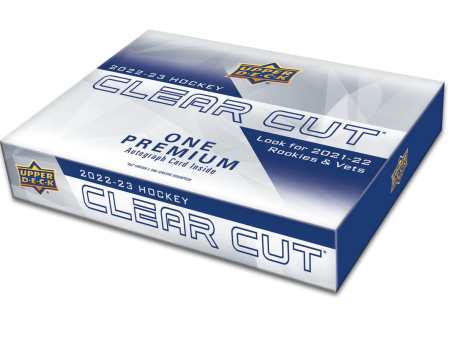 2021-22 & 2022-23 Upper Deck Clear Cut Combined Hockey Hobby Inner Case (15 Boxes) For Cheap