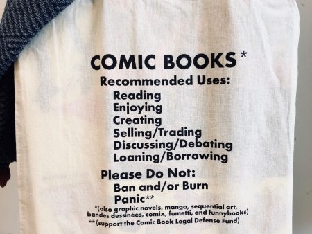 Comic Book Fact Sheet Tote Bag on Sale