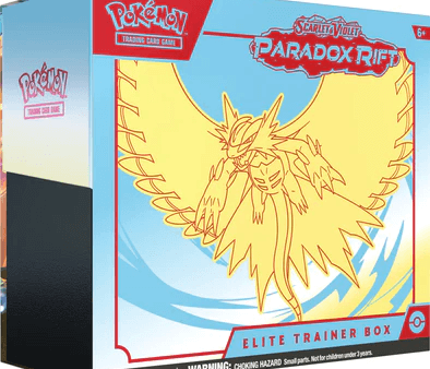 Pokemon Scarlet and Violet Paradox Rift Elite Trainer Box - Roaring Moon For Cheap