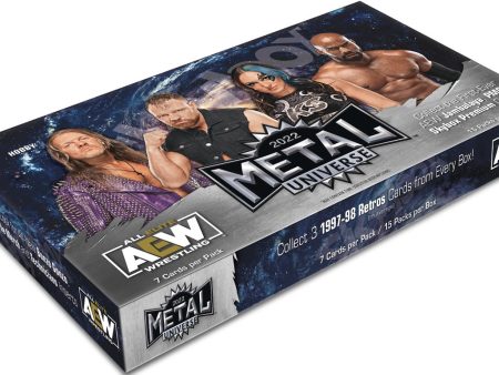 2022 Upper Deck AEW Skybox Metal Universe Hobby Box Hot on Sale