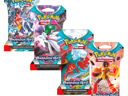 Pokemon Scarlet and Violet Paradox Rift Sleeved Booster Pack Bundle (24 Packs) For Cheap