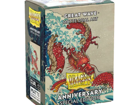 Dragon Shield Sleeves Dual Matte Great Wave 100CT Sale