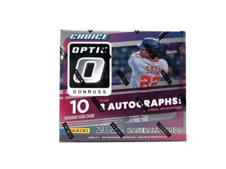 2022 Panini Donruss Optic Baseball Choice Hobby Box Cheap