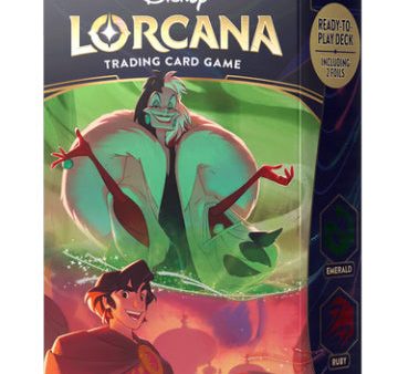 Disney Lorcana The First Chapter Starter Deck Emerald & Ruby on Sale