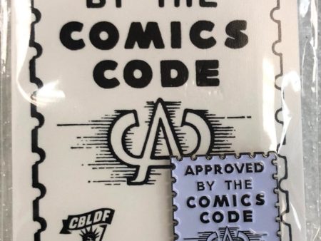 Comics Code Authority Enamel Pin Online now