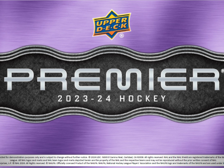 2023-24 Upper Deck Premier Hockey Hobby Box on Sale