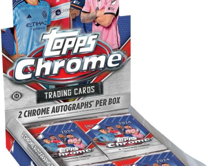 2024 Topps Chrome MLS Soccer Hobby Box Online now