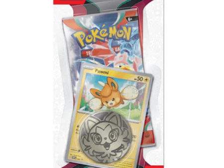 Pokemon Scarlet and Violet Obsidian Flames Checklane Blister - Pawmi For Sale