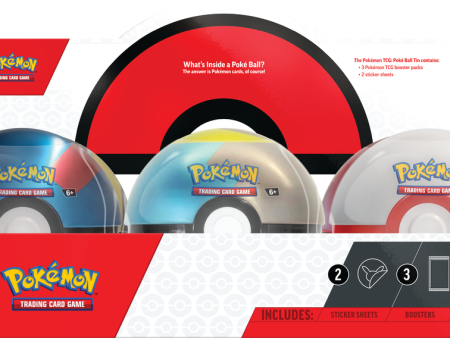 Pokemon Pokeball Tin Winter 2024 Set of 6 Fashion