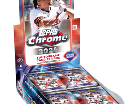 2024 Topps Chrome Update Series Baseball Hobby Box Fashion