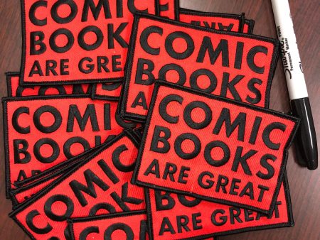 Comics Are Great Embroidered Patch Discount