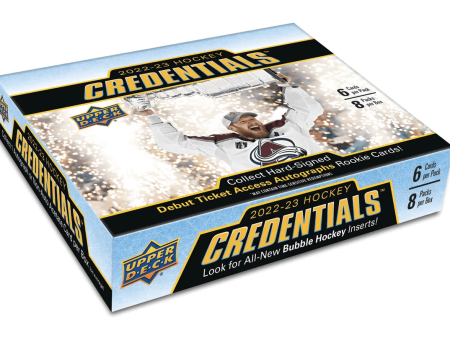 2022-23 Upper Deck Credentials Hockey Hobby Box Sale